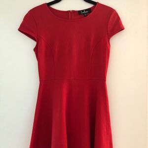 Red Lulu's Skater Dress